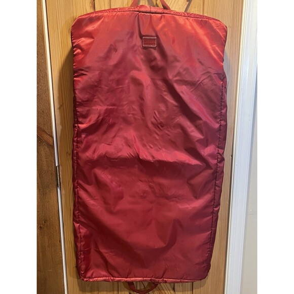 Lauren Ralph Lauren Red Garment Bag Travel Measurements: 21"W X 40"L - Picture 1 of 11